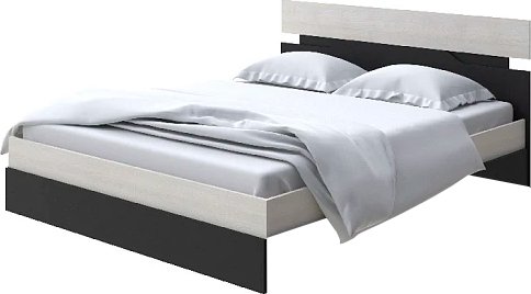 

Кровать PROxSON Milton 180x200 (дуб шамони светлый 124/черный)