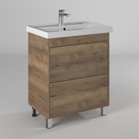  Briz Тумба с умывальником Риччи 70 360 03-08070-06 00 ВЕЛ (дуб веллингтон табак)