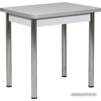 Кухонный стол Рамзес Ломберный 80x60 (серый, ноги хром)