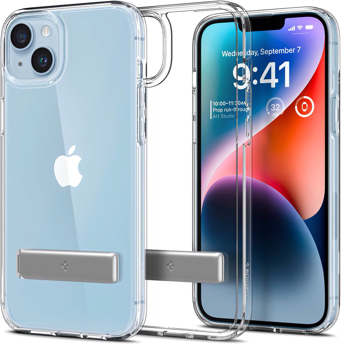 

Чехол для телефона Spigen Ultra Hybrid S iPhone 14 Crystal Clear ACS05051 (прозрачный)