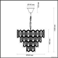 Подвесная люстра Odeon Light Somala 4918/10