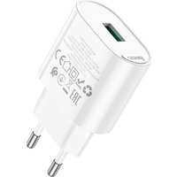 Сетевое зарядное Hoco C109A (белый)