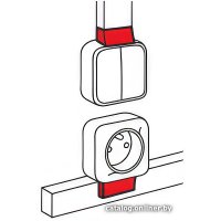 Адаптер для кабель-канала Legrand Quteo 638127