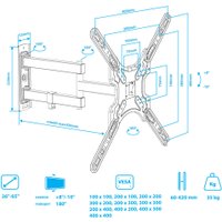 Кронштейн для телевизора VLK Trento-27 (черный)