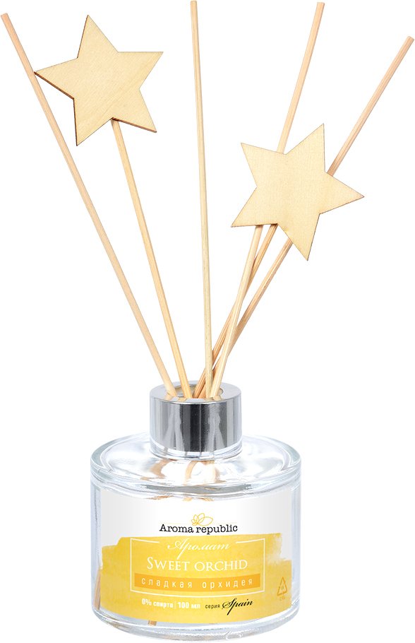 

Аромадиффузор Aroma Republic Spain Сладкая орхидея 90037 (100 мл)
