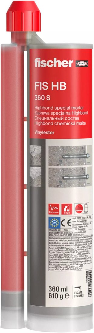 

Химический анкер Fischer FIS HB 360 S 562660