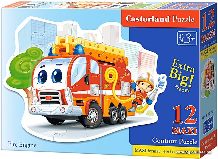 Мозаика/пазл Castorland Пожарная машина B-120109