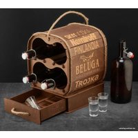 Подарочный набор Экспедиция Бочка - Бар для крепких напитков (палисандр)