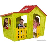 Игровой домик Keter Magic Villa (зеленый/красный)