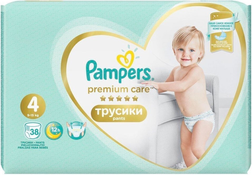 

Трусики-подгузники Pampers Premium Care Pants 4 (38 шт)