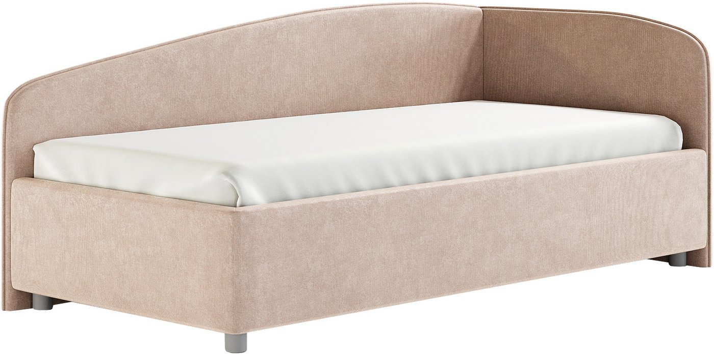 Кровать Сонум Paola R 90x200 (микровелюр кремовый)