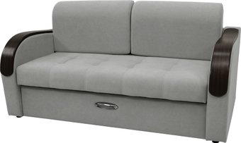 Сириус Лидер-1 НПБ 185x110 (Eva 08 велюр светло-серый)