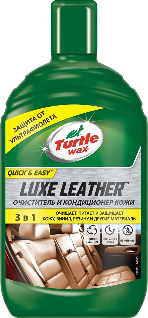 

Turtle Wax Очиститель и кондиционер кожи Luxe Leather 500 мл 53012