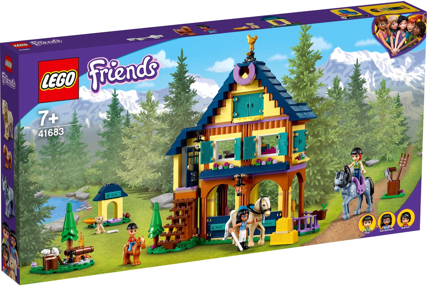 

Конструктор LEGO Friends 41683 Лесной клуб верховой езды