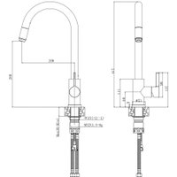 Смеситель Voda Vessel VSL519B