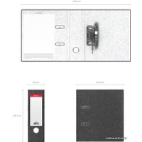 Папка-регистратор Erich Krause Basic А5 70 мм 36097 (серый) в Бресте