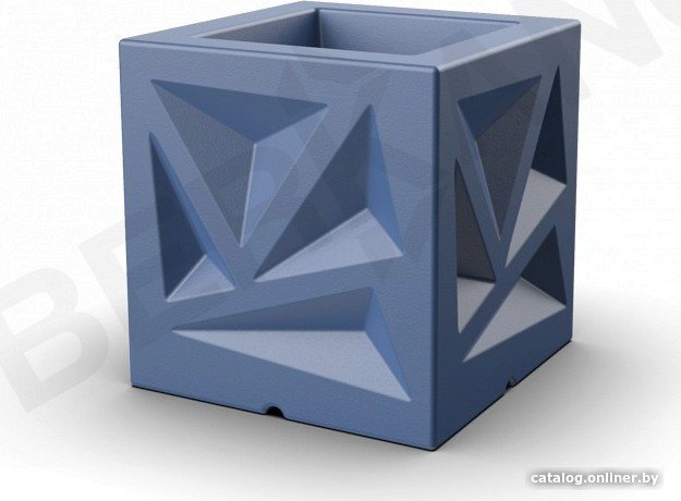 Кашпо Berkano Icelandic Cube DB (синий)
