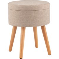 Пуфик Stool Group Store Woody с ящиком HS-WL14 V1 (рогожка бежевая)