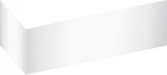 Фронтальный экран под ванну Vayer Trinity R 170x130 Г-образная