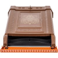 Почтовый ящик Цикл Премиум с орлом 5920-00 (коричневый) в Бобруйске