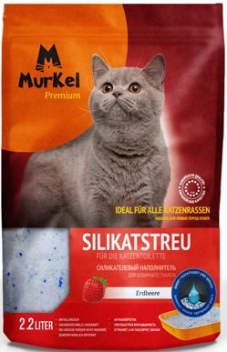

Наполнитель для туалета MurKel Силикагелевый 2.2л (клубника)