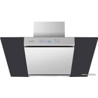 Кухонная вытяжка MAUNFELD Gloria 90 (нержавеющая сталь/черное стекло)