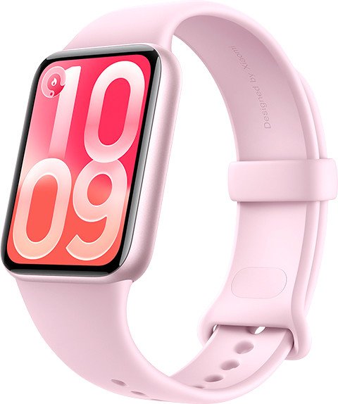 Фитнес-браслет Xiaomi Smart Band 10 Pro M2551B1 (розовая сакура, с розовым силиконовым ремешком, китайская версия)