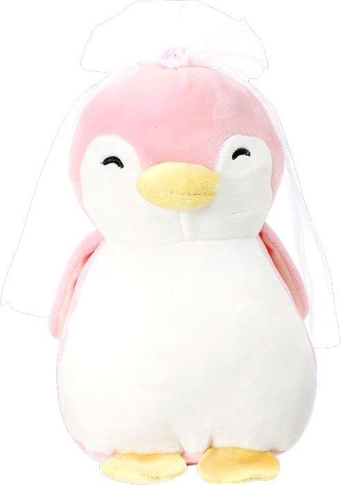 

Классическая игрушка Miniso Пингвин (21 см, розовый)