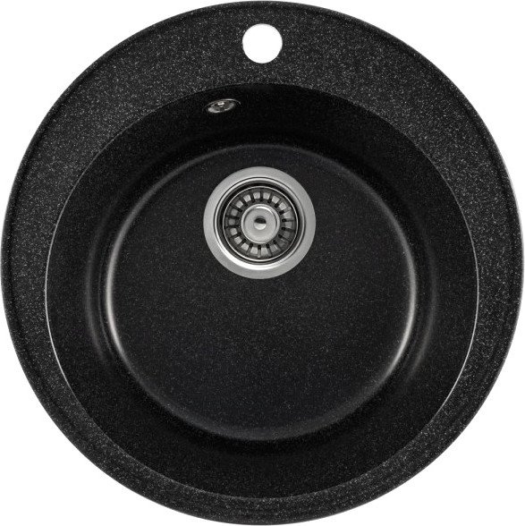 

Кухонная мойка Saniteco Nova (черный с сифоном)