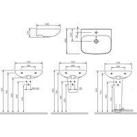 Умывальник AM.PM Like C804221WH