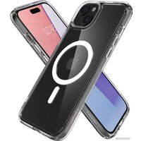 Чехол для телефона Spigen Ultra Hybrid (MagFit) для iPhone 15 ACS06802 (белый)