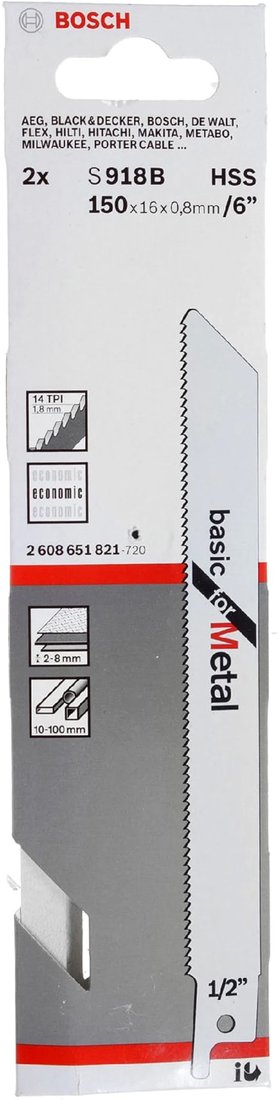 

Набор пильных полотен Bosch 2608651821 (2 предмета)