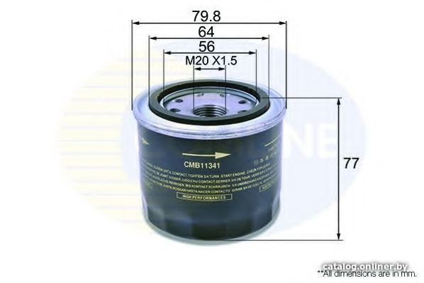 Масляный фильтр Comline CMB11341