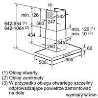 Кухонная вытяжка Siemens LC98BF542