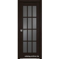 Межкомнатная дверь ProfilDoors 102XN L 50x200 (дарк браун, стекло графит)