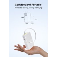 Внешний аккумулятор Baseus EnerFill FC51 Bipow2 Pro Power Bank 20000mAh (белый)