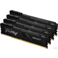 Оперативная память Kingston FURY Beast 4x4GB DDR4 PC4-25600 KF432C16BBK4/16