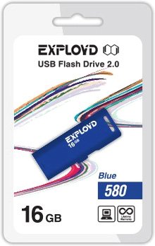 

USB Flash Exployd 580 16GB (синий) [EX-16GB-580-Blue]