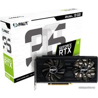 Видеокарта Palit GeForce RTX 3050 Dual 8G NE63050019P1-190AD