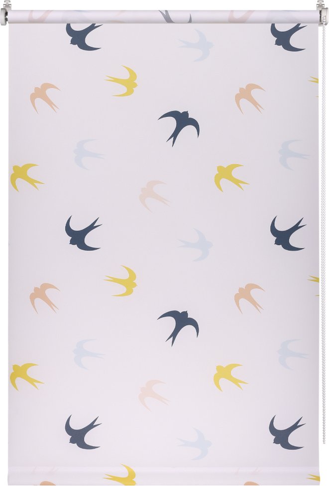 

Мини рулонные шторы Franc Gardiner Print Небесные ласточки 95x160 9403217932 (мультиколор)