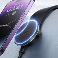 Держатель для смартфона Baseus C02 Pro Series Magnetic Wireless Charging Car Mount C40156000111-00