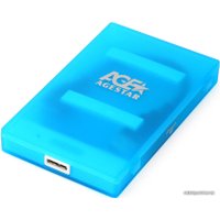 Бокс для накопителей 2.5" AgeStar 3UBCP1-6G (голубой)