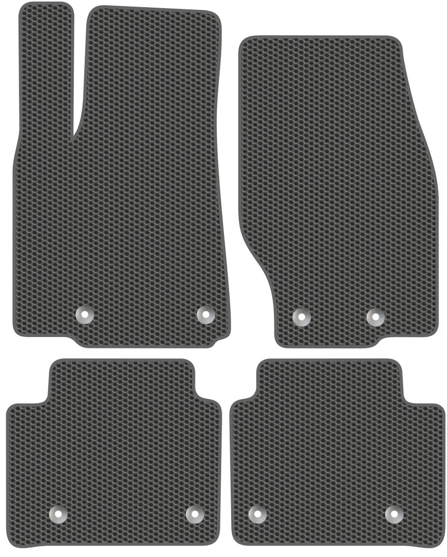 

Комплект ковриков для авто Alicosta Jeep Grand Cherokee V (suv / WL (6 мест)) 2021 - Н.В. (серый)