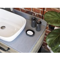 Стакан для зубной щетки и пасты Bisk Glossy 07969 (черный)