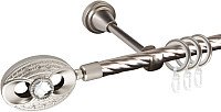 

Карниз для штор АС ФОРОС Grace D16K + наконечники Игнацио (2м, сатин)
