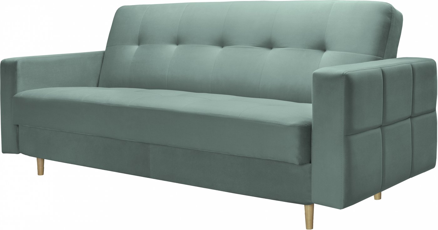 

Диван Mio Tesoro Любава (Velutto 43/натуральное дерево)