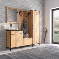 Шкаф-пенал Genesis Мебель Энтер Loft (дуб золотой)