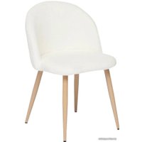 Стул TetChair Melody 7003 (белый плюш/бук)