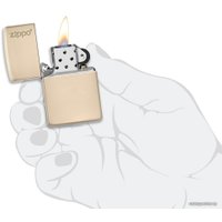 Зажигалка Zippo Classic Flat Sand Zippo Logo 49453ZL