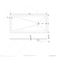 Душевой поддон RGW ST-0109Tr 16152910-11 90x100